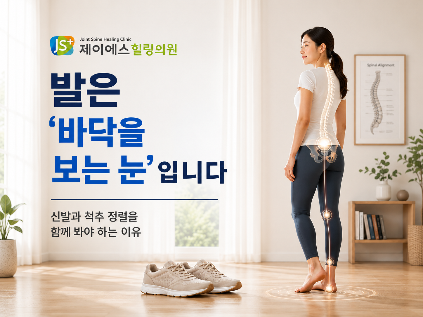 용문동 허리통증, 발과 신발이 척추 정렬에 영향을 줄 수 있을까요?