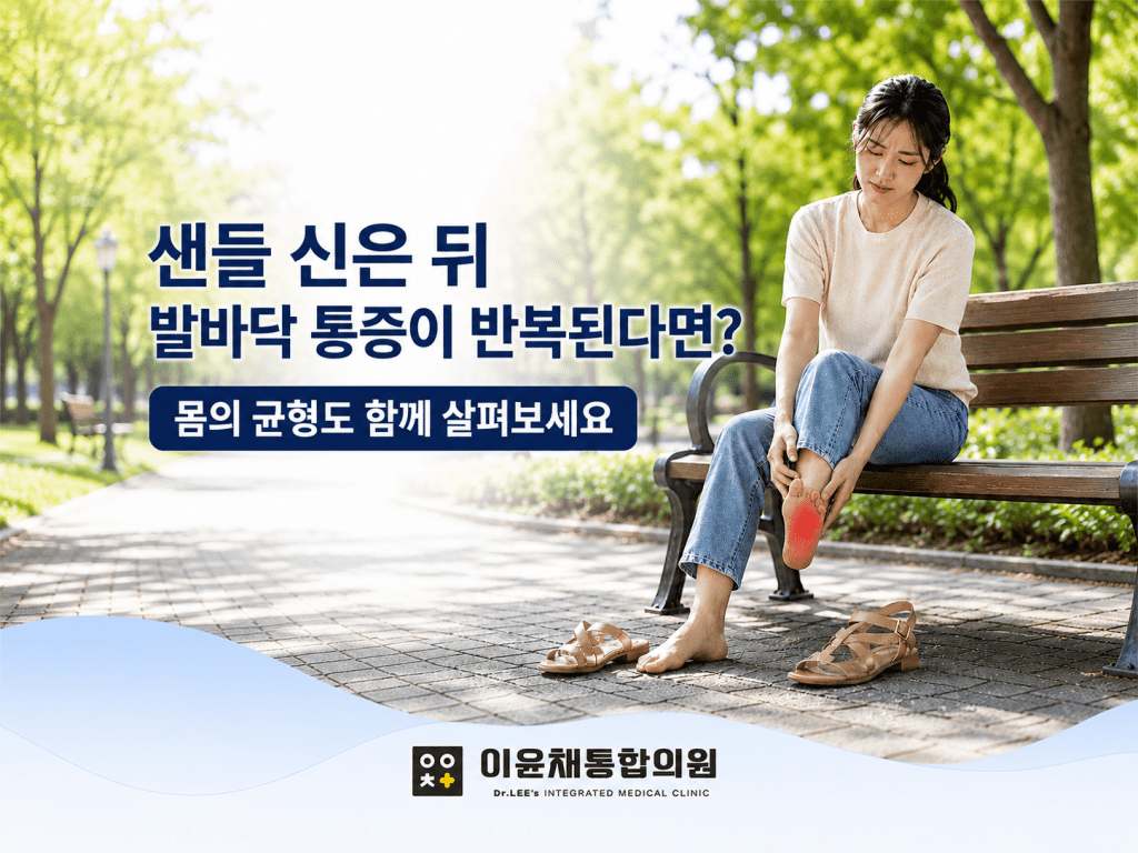 금호지구 통증치료 샌들 착용 후 반복되는 발바닥 통증 안내 썸네일