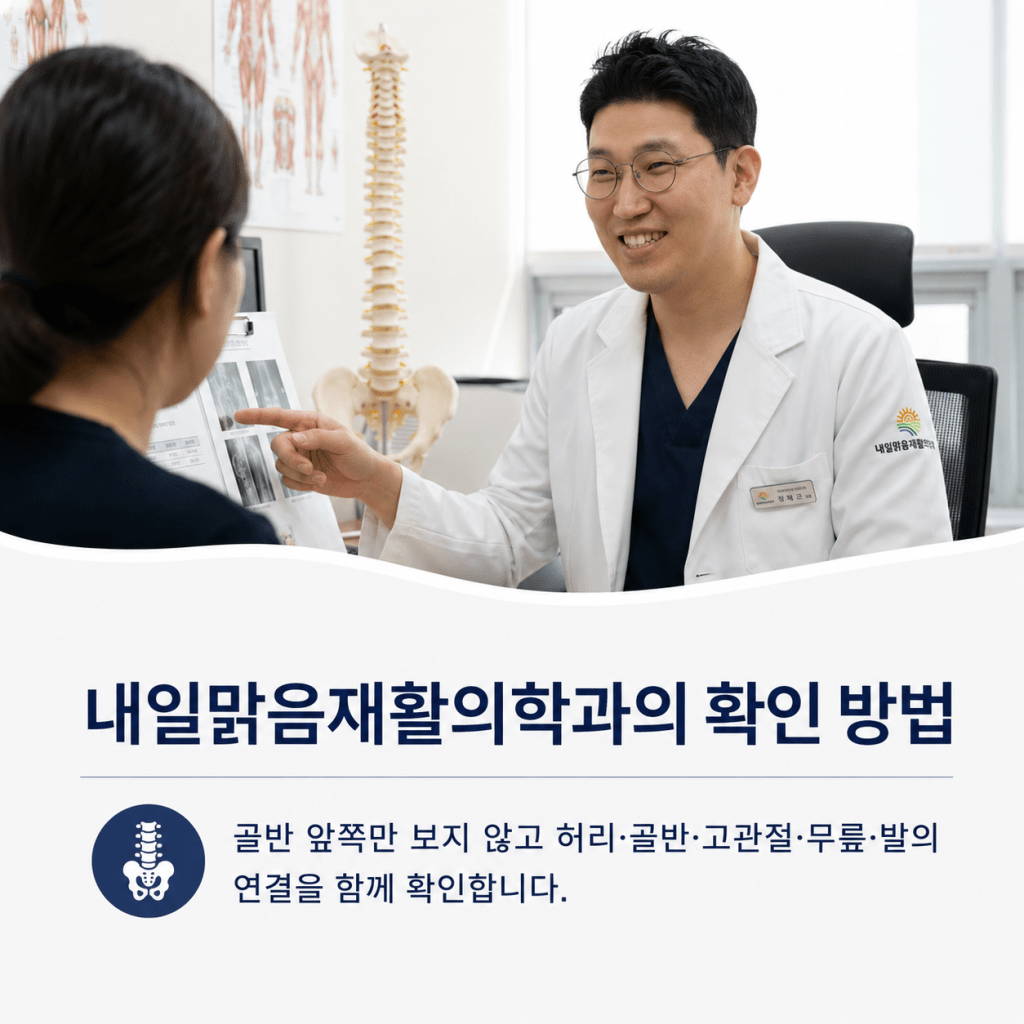 저림 힘 빠짐 감각 이상이 동반되는 골반 사타구니 통증 확인